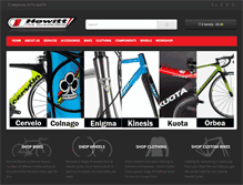 Tablet Screenshot of hewittbikefitting.co.uk